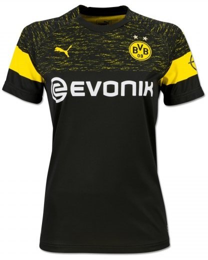 Camisa feminina oficial Borussia Dortmund 2018 2019 II